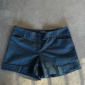 Express Editor Mid Rise Tailored Shorts